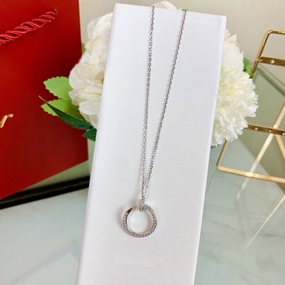 [Gaonasi Jewelry]JUSTE NECKLACE FULL DIAMOND