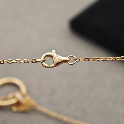 [Gaonasi Jewelry]JUSTE NECKLACE HALF DIAMOND