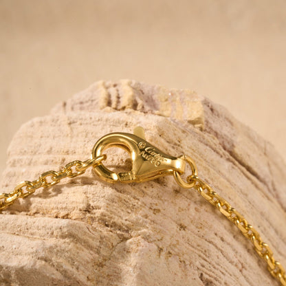 [Gaonasi Jewelry]JUSTE NECKLACE HALF DIAMOND