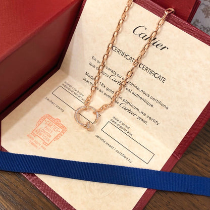 [Gaonasi Jewelry]JUSTE NECKLACE FULL DIAMONDS