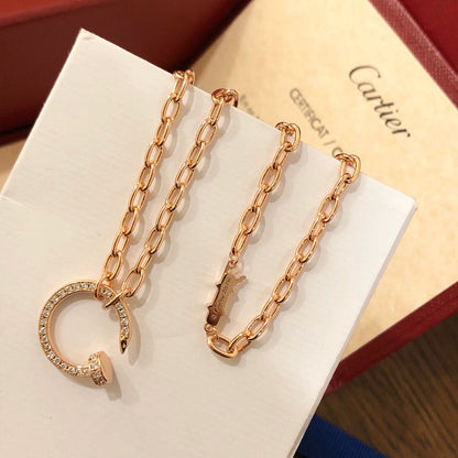 [Gaonasi Jewelry]JUSTE NECKLACE FULL DIAMONDS