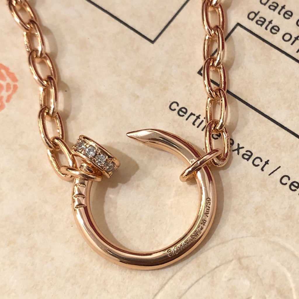 [Gaonasi Jewelry]JUSTE NECKLACE FULL DIAMONDS