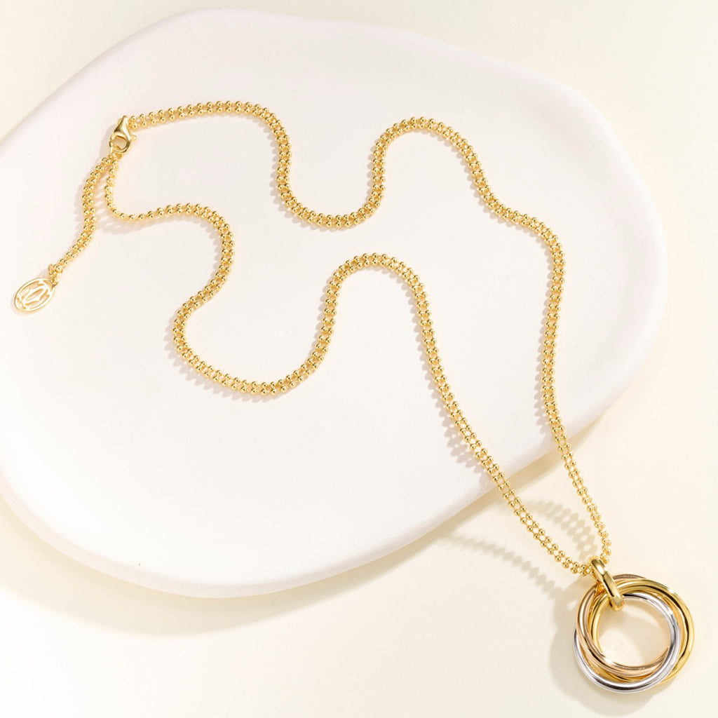 [Gaonasi Jewelry]TRINITY LARGE NECKLACE