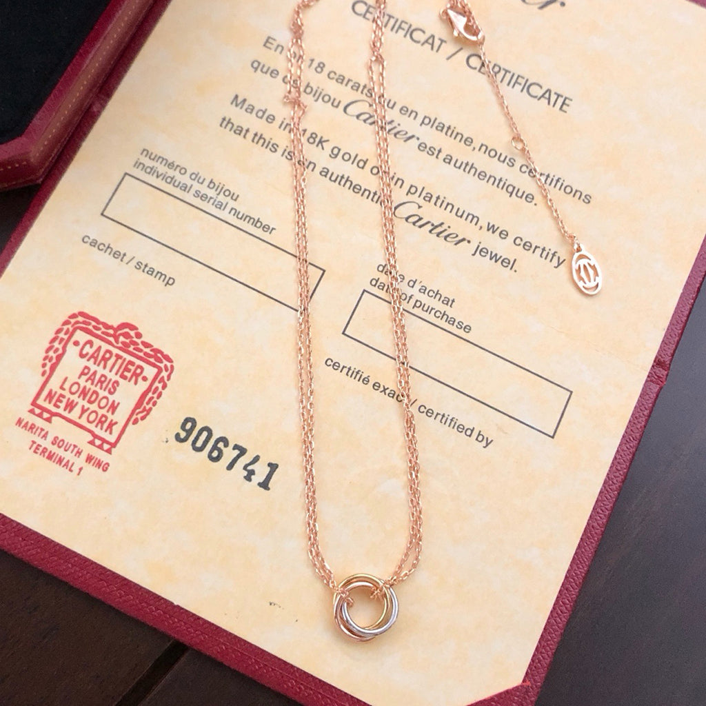 [Gaonasi Jewelry]TRINITY MINI NECKLACE