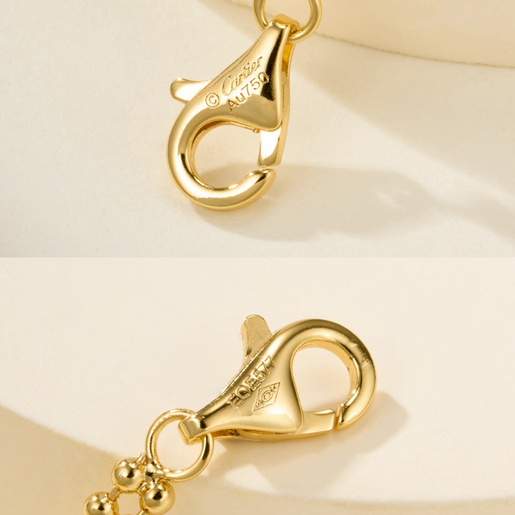 [Gaonasi Jewelry]TRINITY LARGE FULL DIAMOND  NECKLACE
