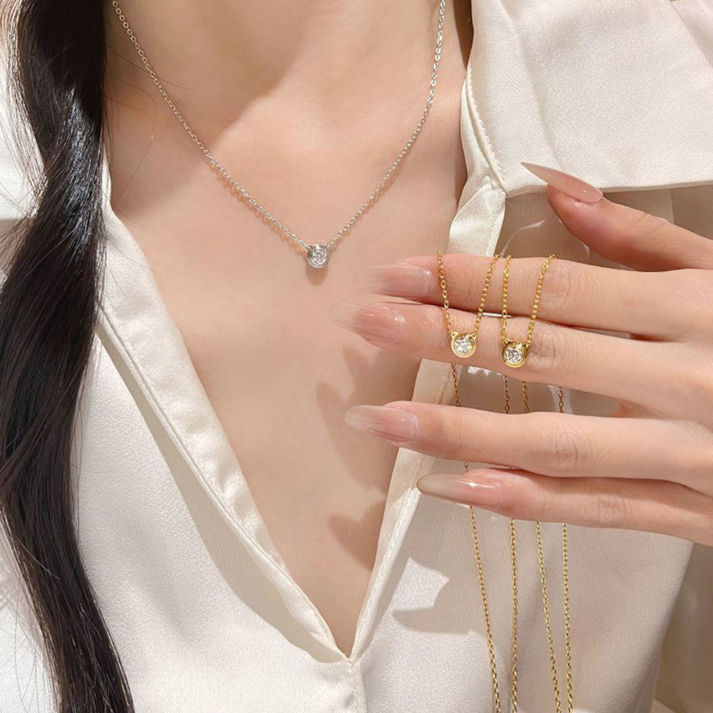 [Gaonasi Jewelry]DAMOUR DIAMOND NECKLACE
