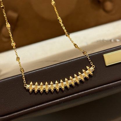 [Gaonasi Jewelry]CLASH  SMALL FULL DIAMOND NECKLACE