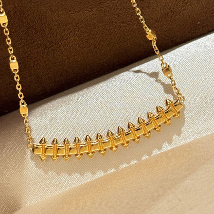 [Gaonasi Jewelry]CLASH  SMALL FULL DIAMOND NECKLACE