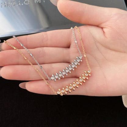 [Gaonasi Jewelry]CLASH  MEDIUM DIAMOND NECKLACE