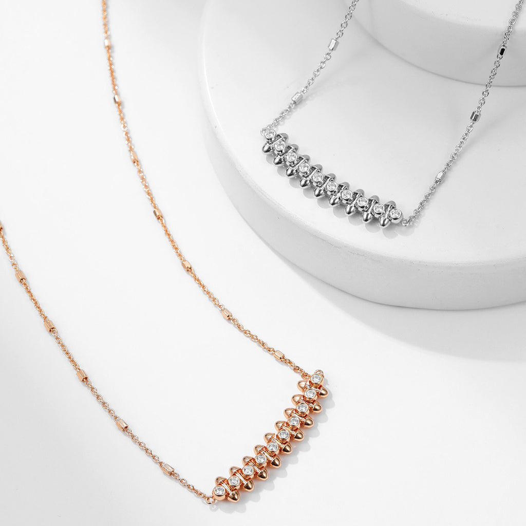 [Gaonasi Jewelry]CLASH  MEDIUM DIAMOND NECKLACE