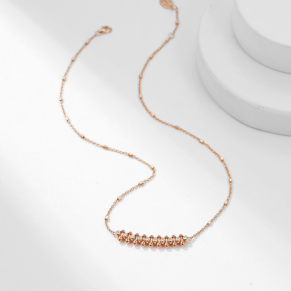 [Gaonasi Jewelry]CLASH  MEDIUM DIAMOND NECKLACE