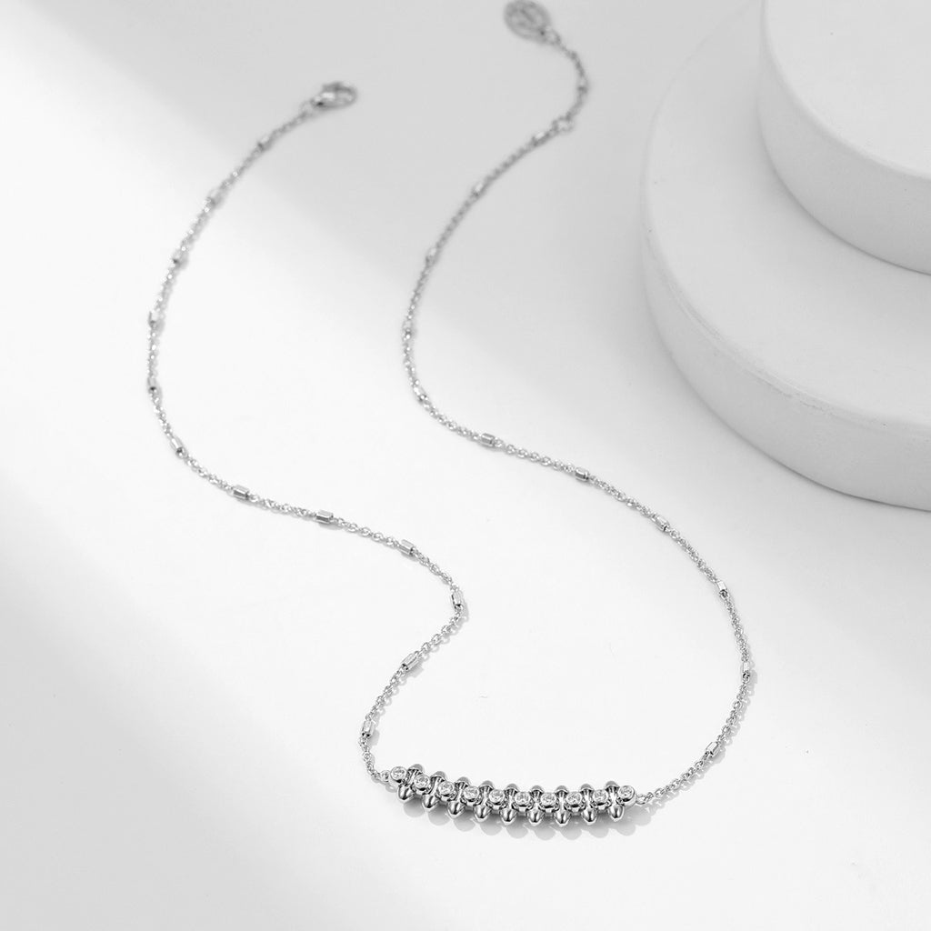 [Gaonasi Jewelry]CLASH  MEDIUM DIAMOND NECKLACE