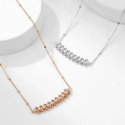 [Gaonasi Jewelry]CLASH  MEDIUM DIAMOND NECKLACE