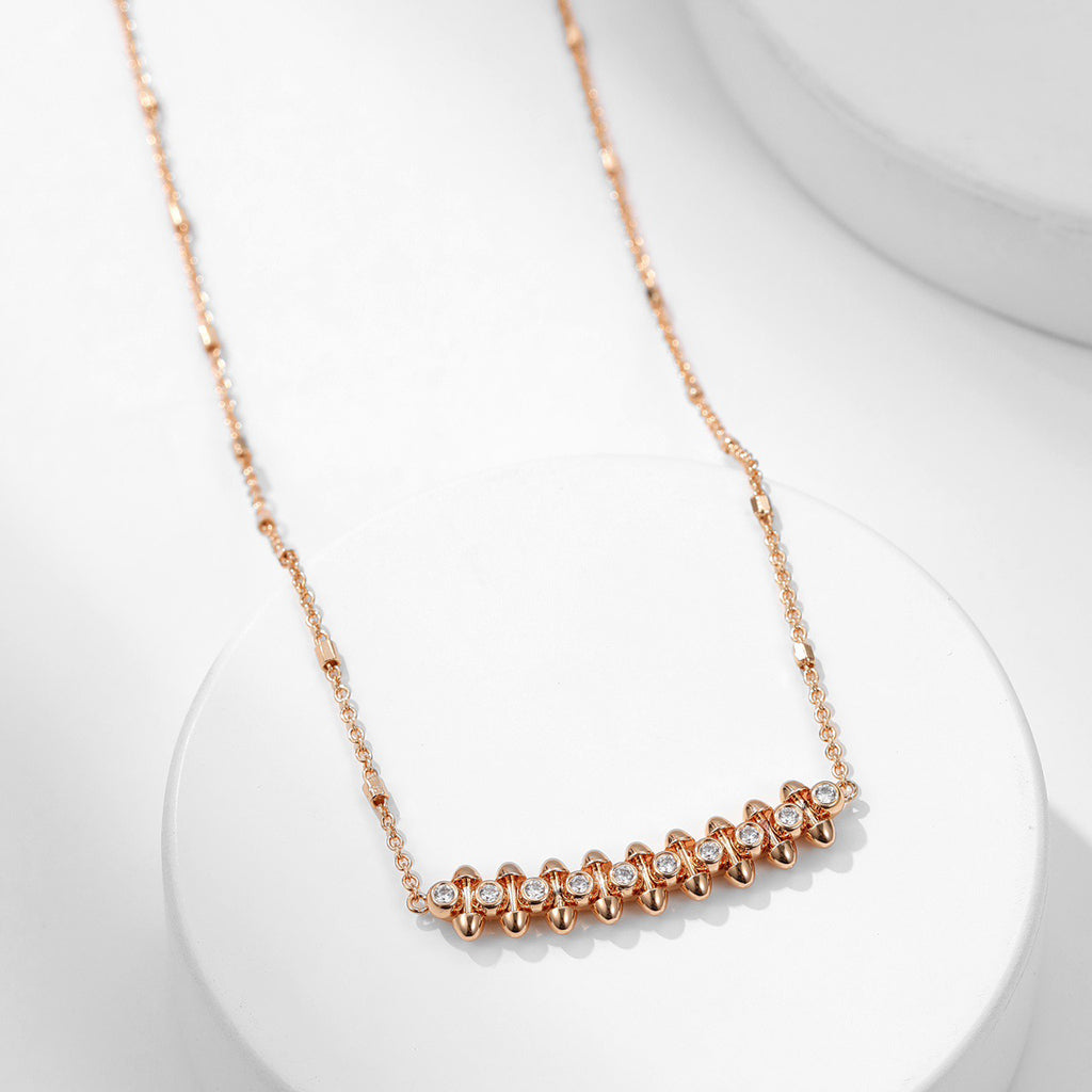 [Gaonasi Jewelry]CLASH  MEDIUM DIAMOND NECKLACE