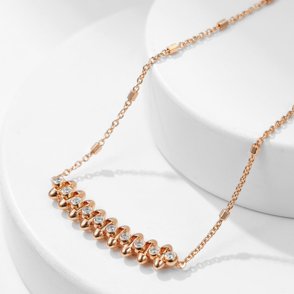 [Gaonasi Jewelry]CLASH  MEDIUM DIAMOND NECKLACE