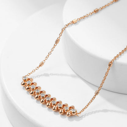[Gaonasi Jewelry]CLASH  MEDIUM DIAMOND NECKLACE