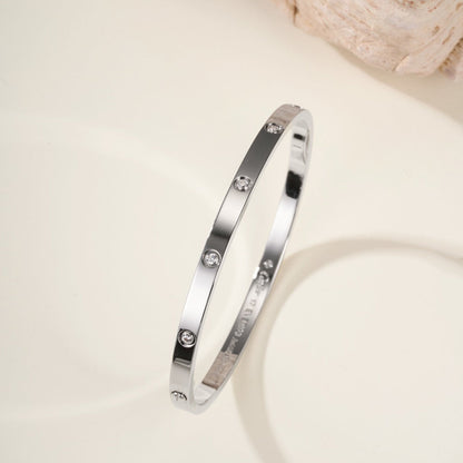 [Gaonasi Jewelry]LOVE BRACELET 3.65MM 10 DIAMONDS