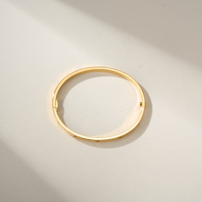 [Gaonasi Jewelry]LOVE BRACELET 3.65MM 10 DIAMONDS