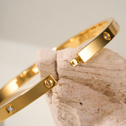 [Gaonasi Jewelry]LOVE BRACELET 3.65MM 10 DIAMONDS