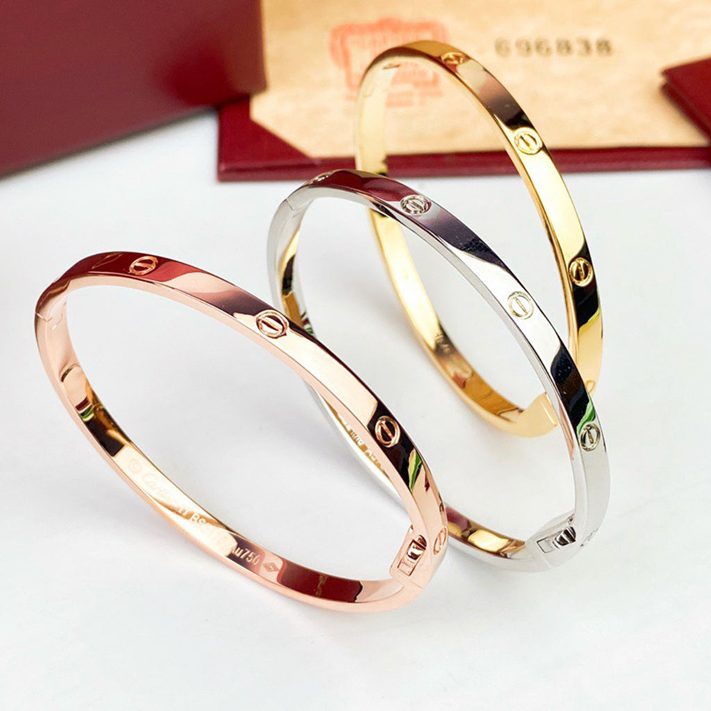 [Gaonasi Jewelry]LOVE BRACELET 3.65MM NO DIAMONDS