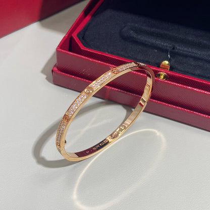 [Gaonasi Jewelry]LOVE BRACELET 3.65MM DIAMOND-PAVED