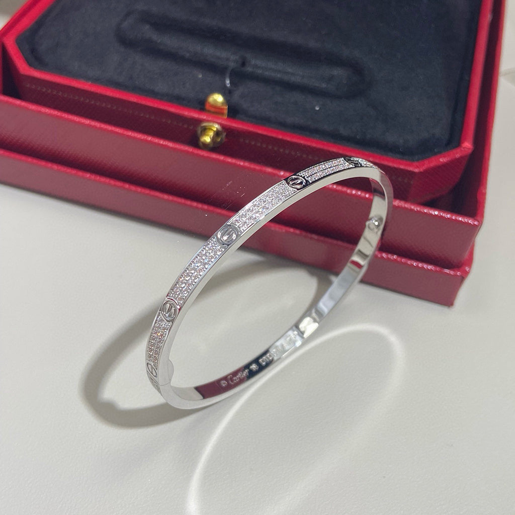 [Gaonasi Jewelry]LOVE BRACELET 3.65MM DIAMOND-PAVED