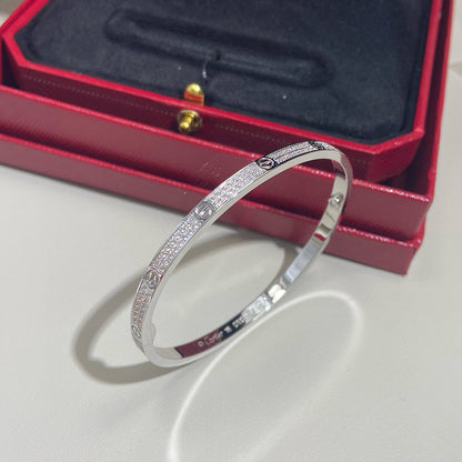[Gaonasi Jewelry]LOVE BRACELET 3.65MM DIAMOND-PAVED