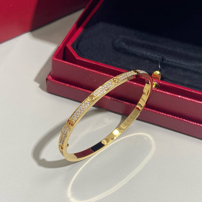 [Gaonasi Jewelry]LOVE BRACELET 3.65MM DIAMOND-PAVED