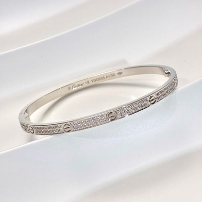 [Gaonasi Jewelry]LOVE BRACELET 3.65MM DIAMOND-PAVED