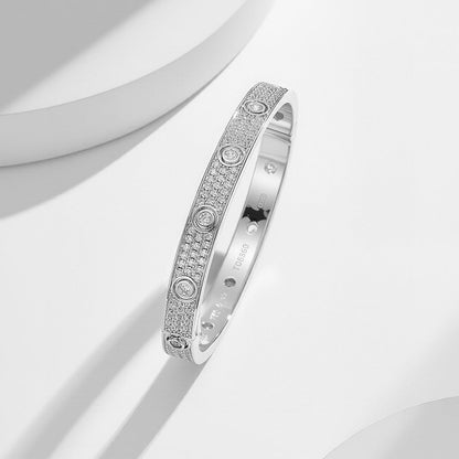 [Gaonasi Jewelry]LOVE BRACELET 6.1MM DIAMOND-PAVED 10 BIG DIAMONDS