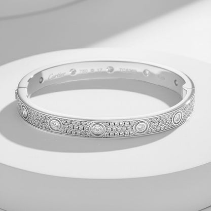 [Gaonasi Jewelry]LOVE BRACELET 6.1MM DIAMOND-PAVED 10 BIG DIAMONDS