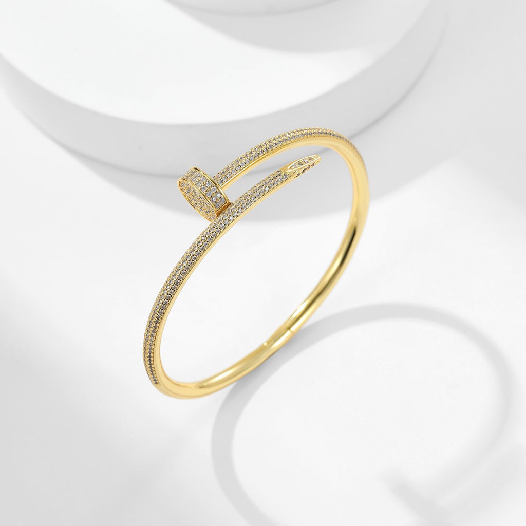 [Gaonasi Jewelry]JUSTE BRACELET 3.5MM ALL DIAMONDS