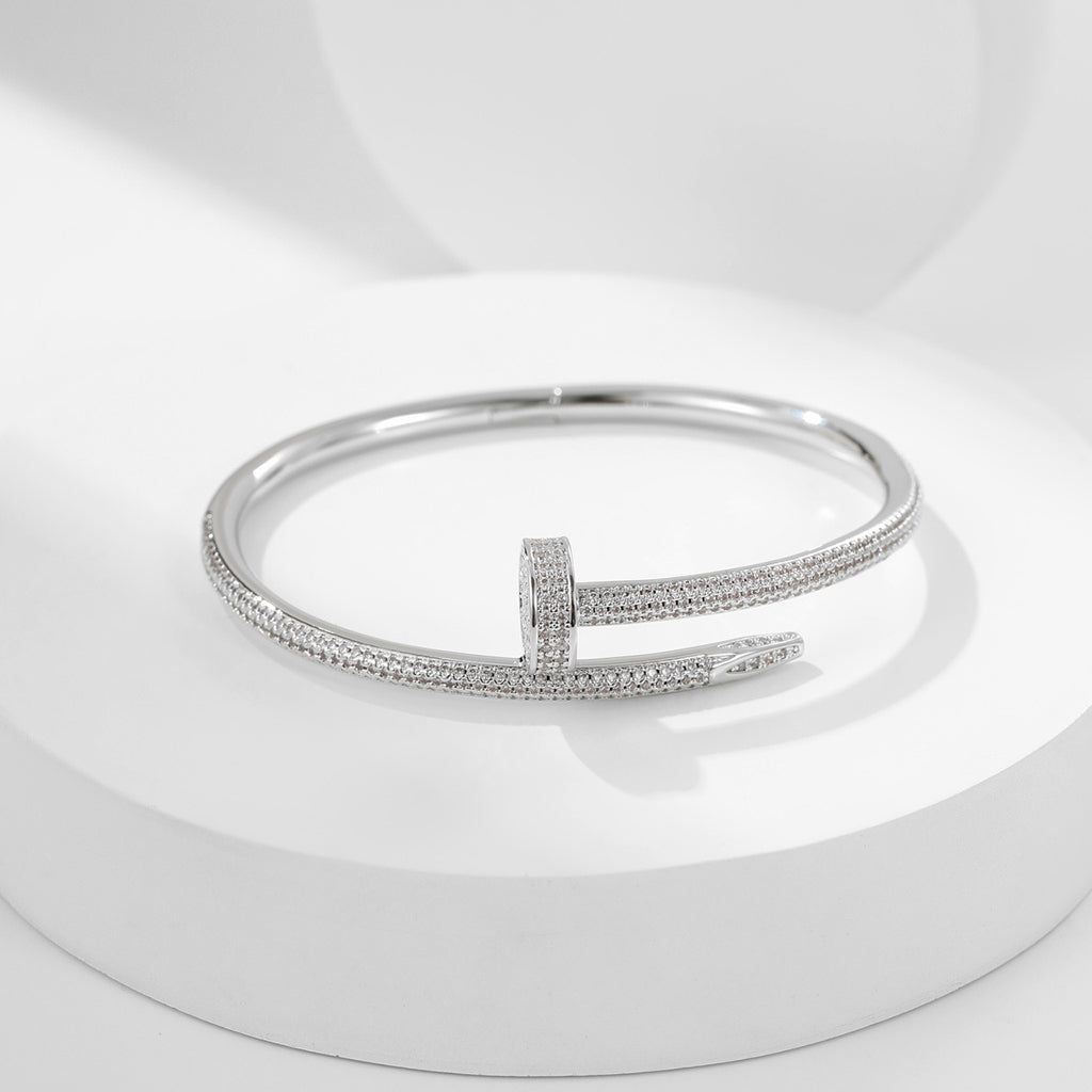 [Gaonasi Jewelry]JUSTE BRACELET 3.5MM ALL DIAMONDS