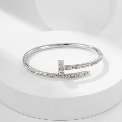 [Gaonasi Jewelry]JUSTE BRACELET 3.5MM ALL DIAMONDS