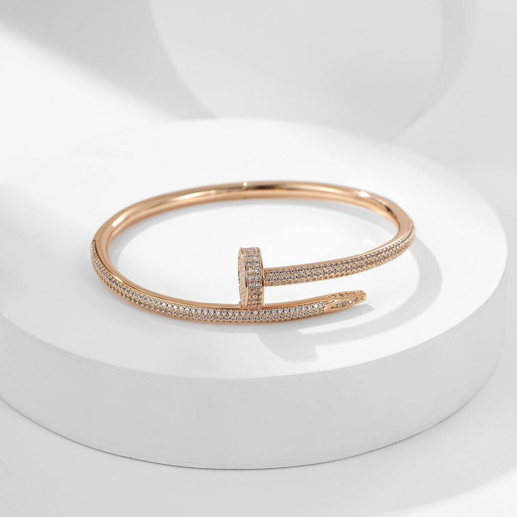 [Gaonasi Jewelry]JUSTE BRACELET 3.5MM ALL DIAMONDS