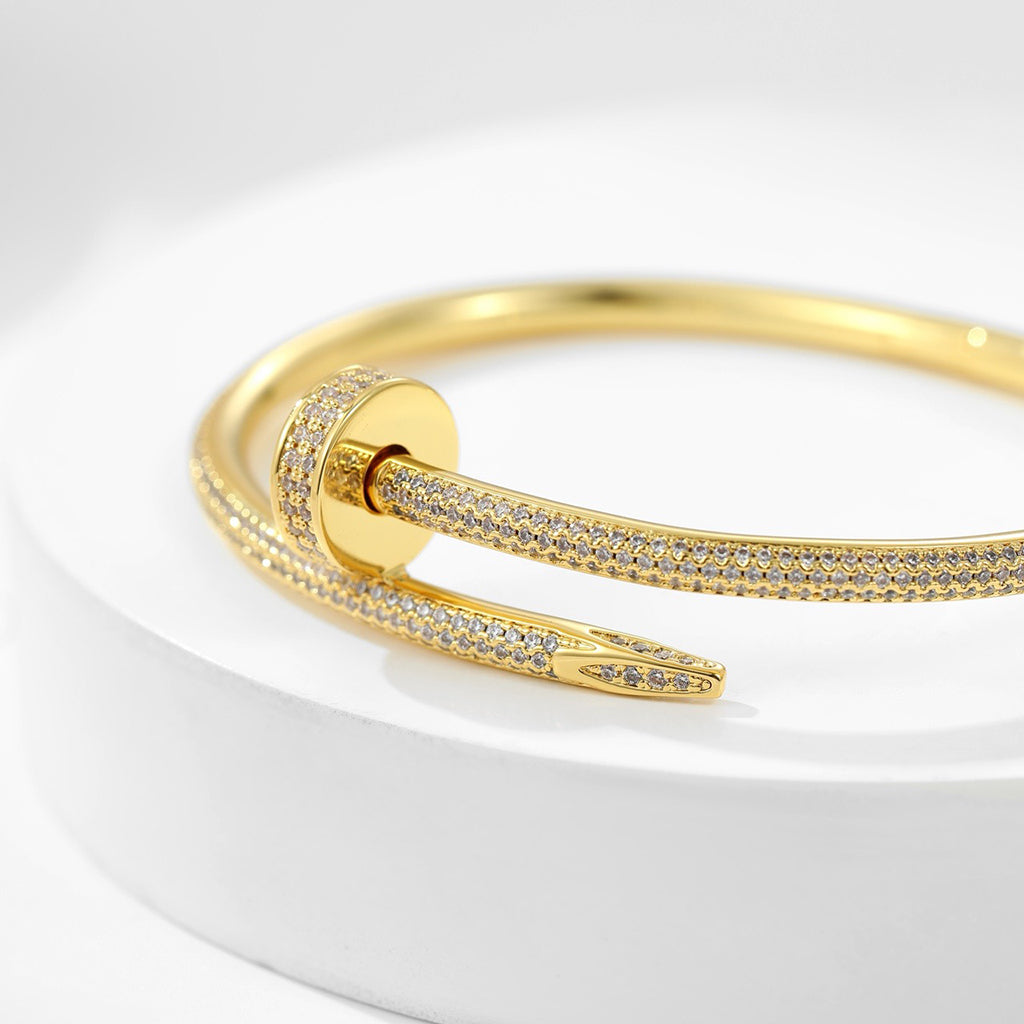 [Gaonasi Jewelry]JUSTE BRACELET 3.5MM ALL DIAMONDS