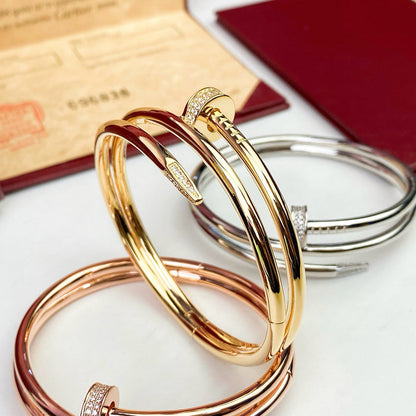 [Gaonasi Jewelry]JUSTE BRACELET 3.5MM DOUBLE ROW DIAMOND