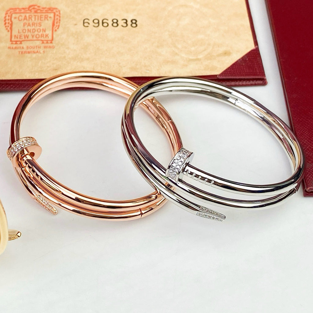 [Gaonasi Jewelry]JUSTE BRACELET 3.5MM DOUBLE ROW DIAMOND