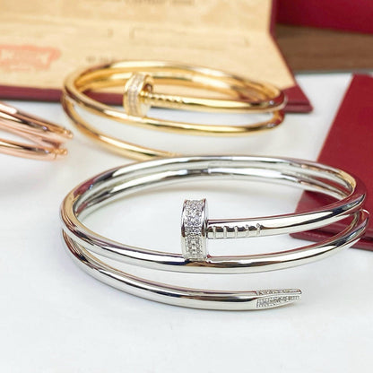 [Gaonasi Jewelry]JUSTE BRACELET 3.5MM DOUBLE ROW DIAMOND