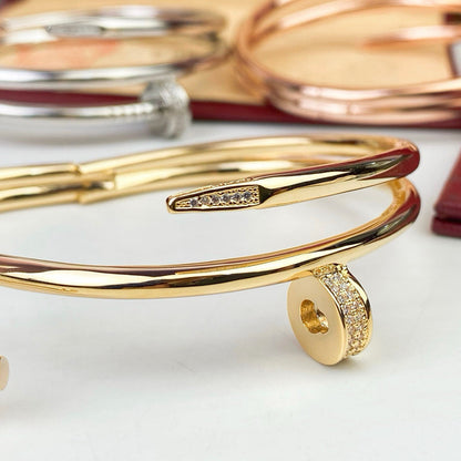 [Gaonasi Jewelry]JUSTE BRACELET 3.5MM DOUBLE ROW DIAMOND