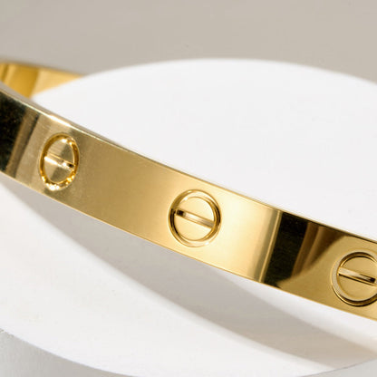 [Gaonasi Jewelry]LOVE BRACELET 6.1MM OPEN CUFF