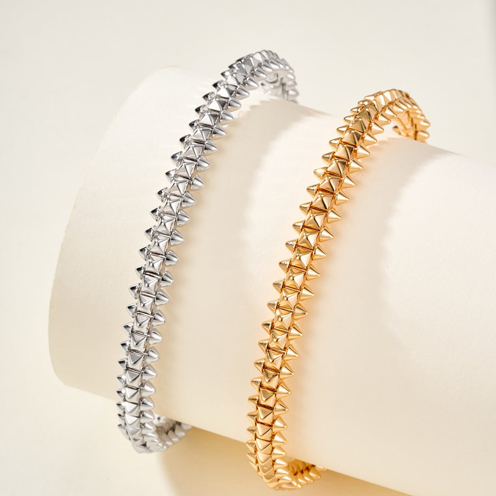 [Gaonasi Jewelry]CLASH  BRACELET MEDIUM 8MM