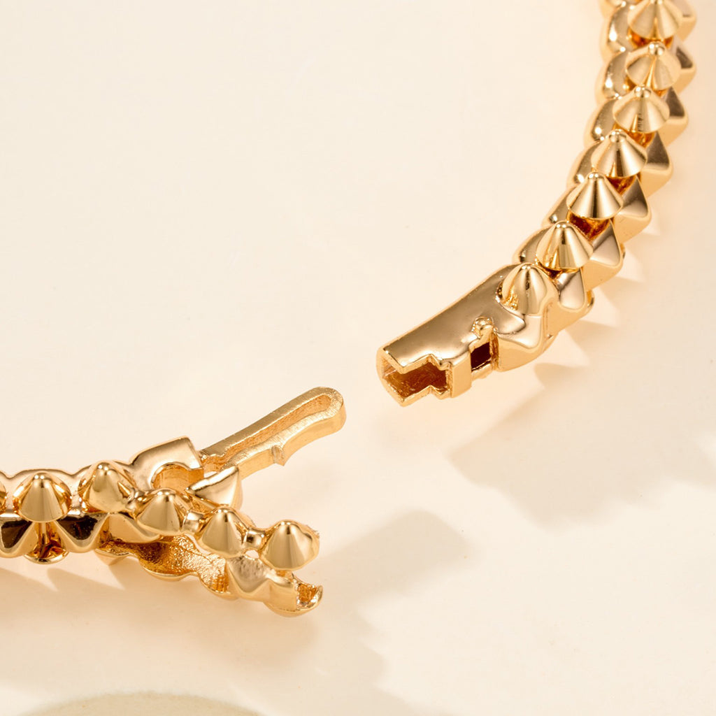 [Gaonasi Jewelry]CLASH  BRACELET MEDIUM 8MM