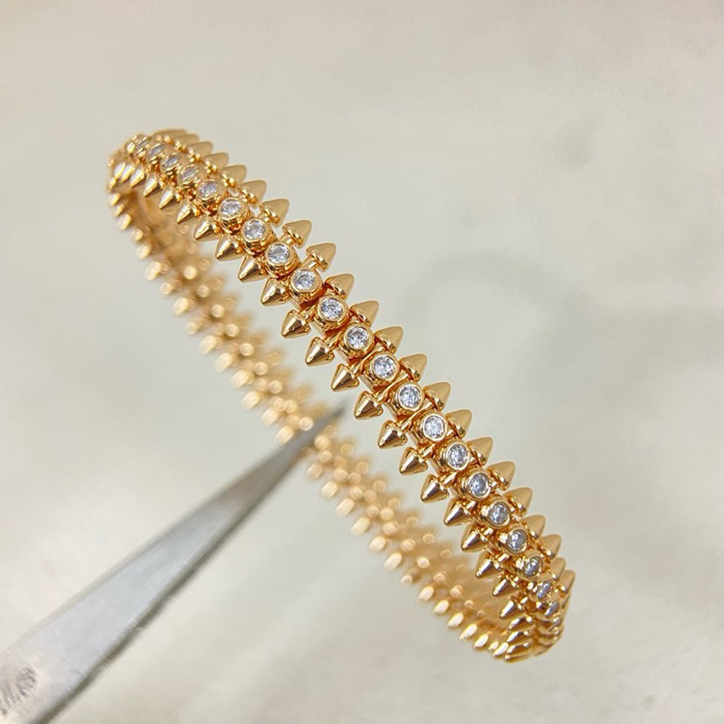 [Gaonasi Jewelry]CLASH  BRACELET 8MM DIAMONDS