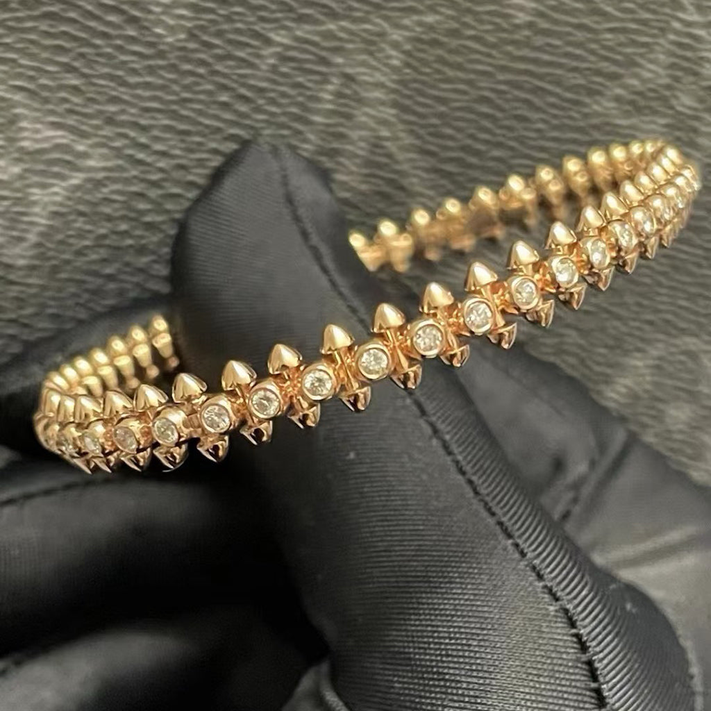 [Gaonasi Jewelry]CLASH  BRACELET 8MM DIAMONDS