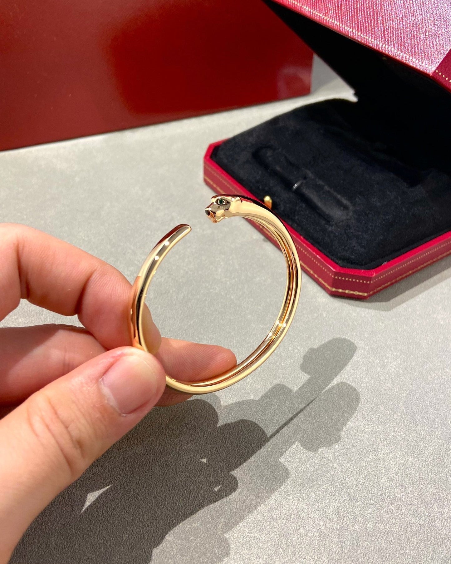 [Gaonasi Jewelry]PANTHERE OPEN BRACELET