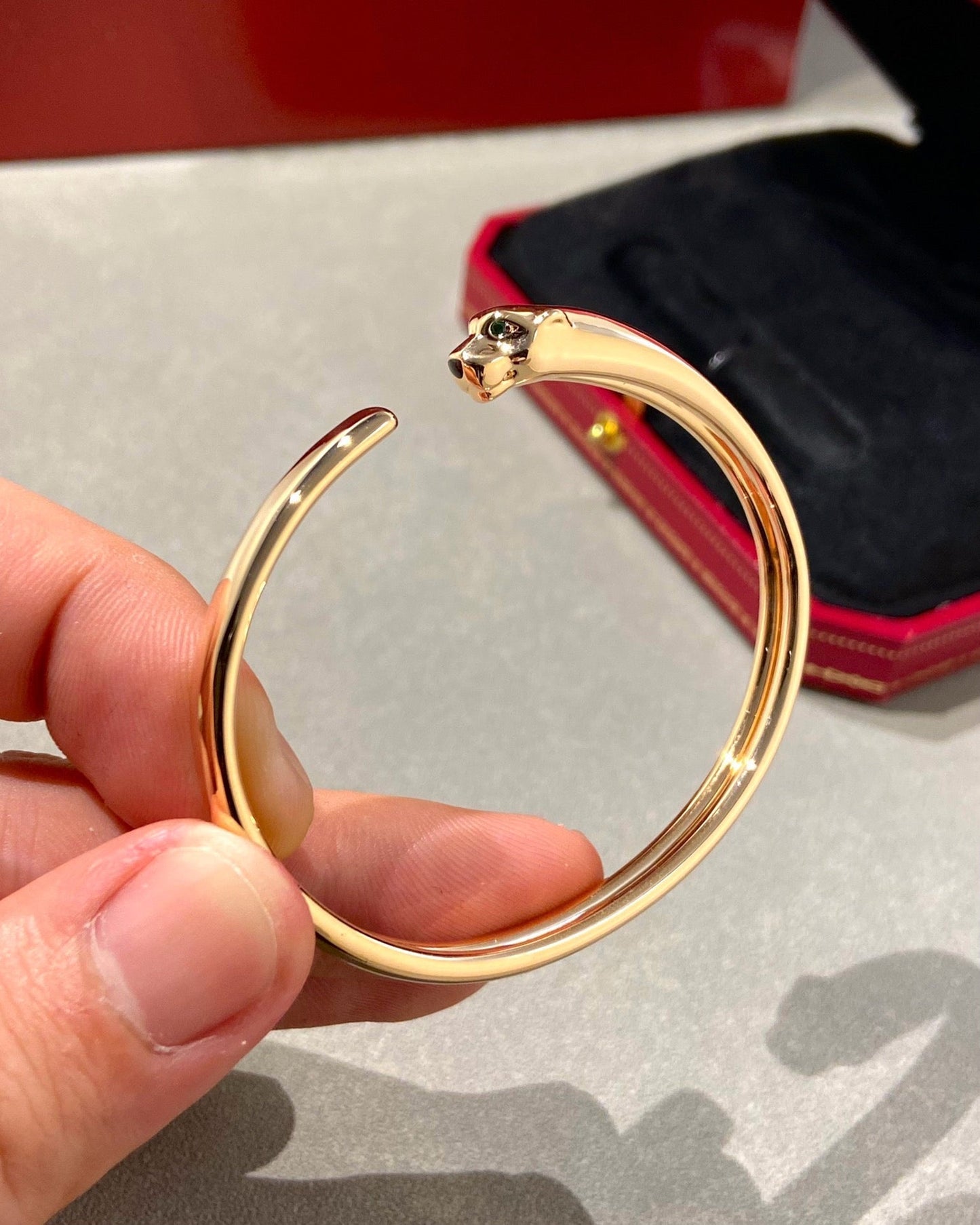 [Gaonasi Jewelry]PANTHERE OPEN BRACELET
