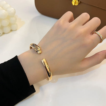 [Gaonasi Jewelry]PANTHERE OPEN BRACELET