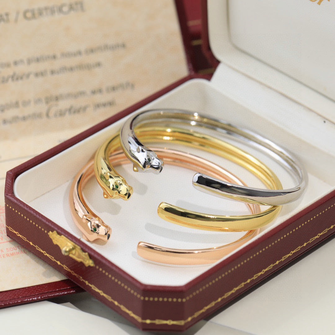 [Gaonasi Jewelry]PANTHERE OPEN BRACELET