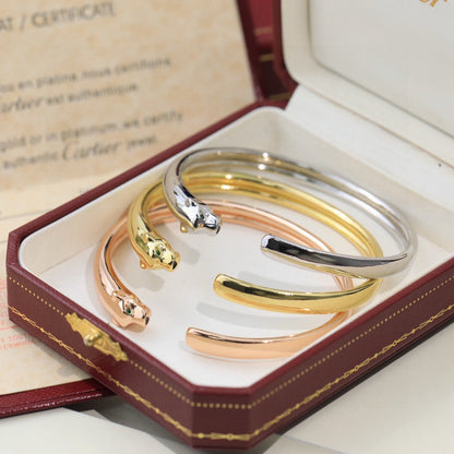 [Gaonasi Jewelry]PANTHERE OPEN BRACELET